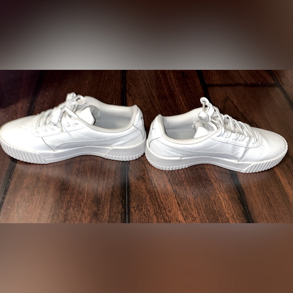PUMA Carina 2.0 Women's Sneakers, White/Silver - size 7W US - Picture 3 of 6